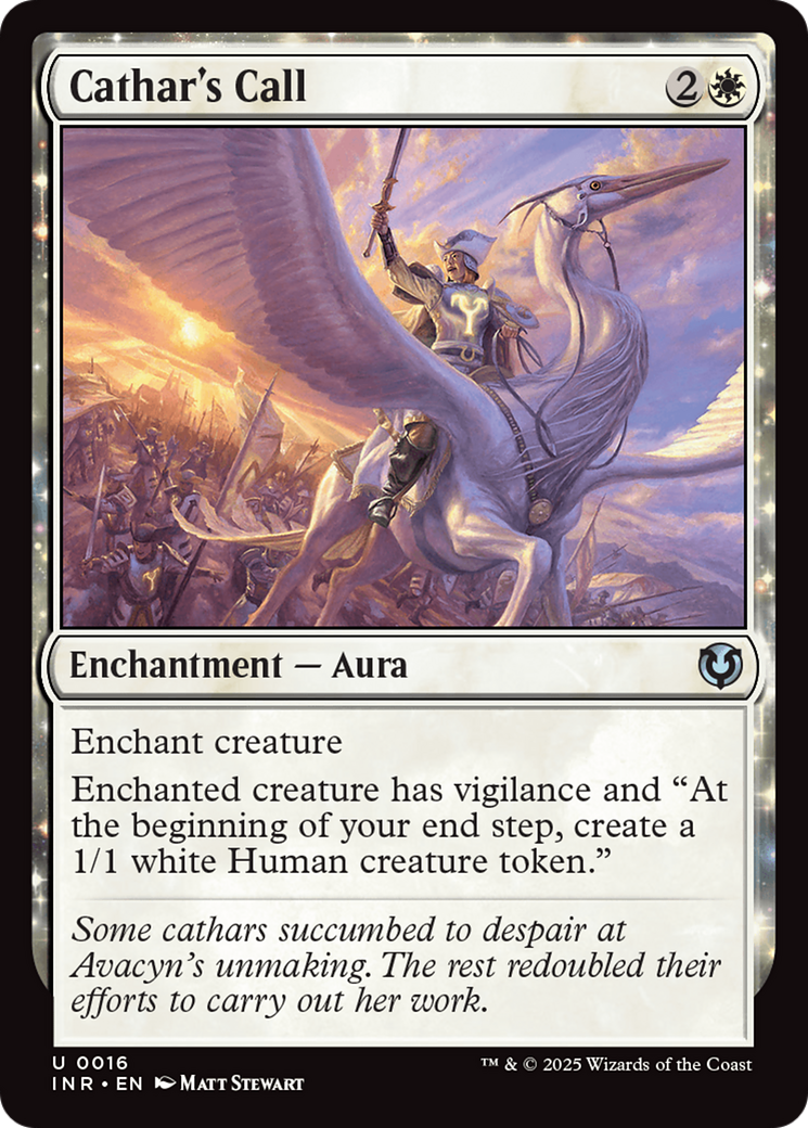 Cathar's Call (INR-016)  - Innistrad Remastered: (enchantment)