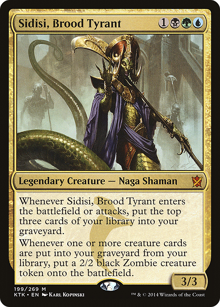 Sidisi, Brood Tyrant (KTK-199)  Foil - Khans of Tarkir