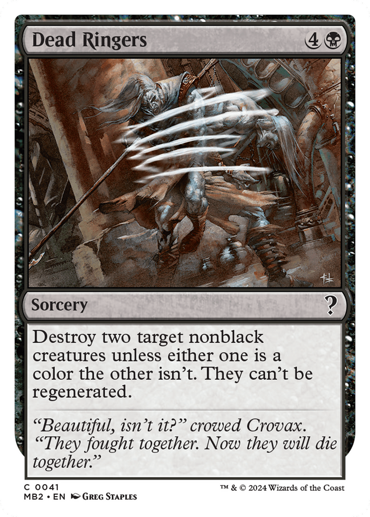 Dead Ringers (White Border) (MB2-041)  - Mystery Booster 2