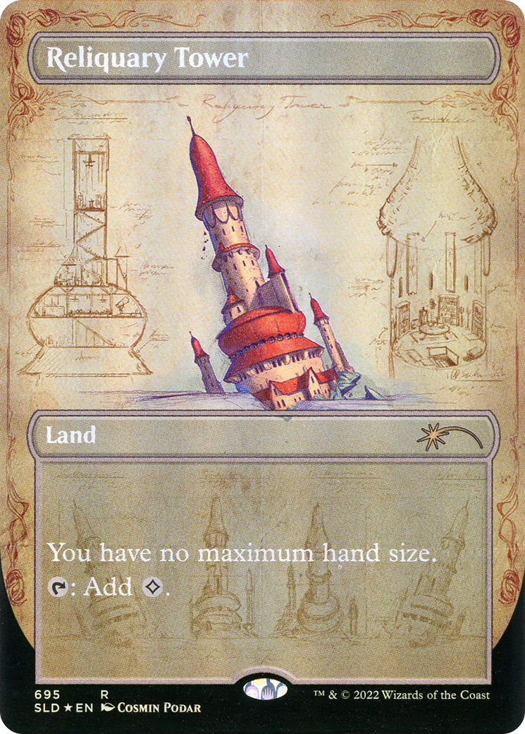 Reliquary Tower (695) (SLD-695)  Foil - Secret Lair Drop (Borderless)