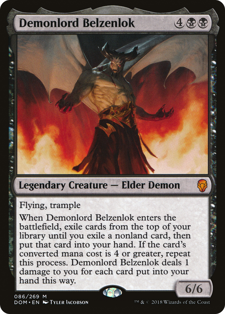 Demonlord Belzenlok (DOM-086)  - Dominaria