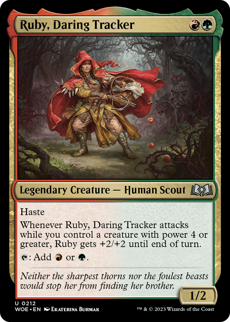 Ruby, Daring Tracker (WOE-212)  - Wilds of Eldraine