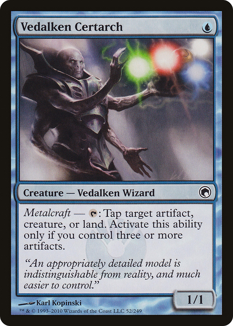 Vedalken Certarch (SOM-052)  - Scars of Mirrodin