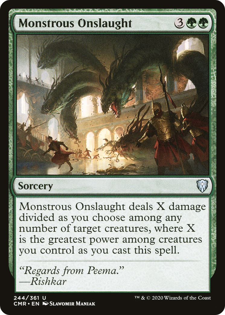 Monstrous Onslaught (CMR-244)  - Commander Legends