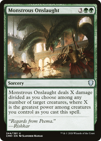 Monstrous Onslaught (CMR-244)  - Commander Legends