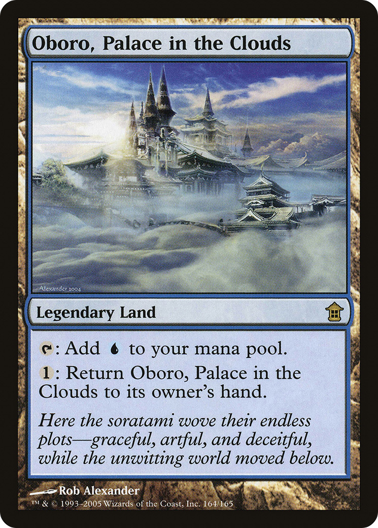 Oboro, Palace in the Clouds (SOK-164)  Foil - Saviors of Kamigawa