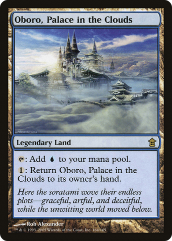 Oboro, Palace in the Clouds (SOK-164)  Foil - Saviors of Kamigawa