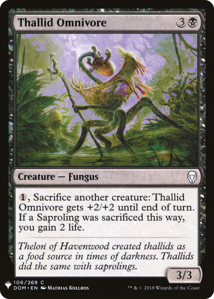 Thallid Omnivore (LIST-106)  - The List