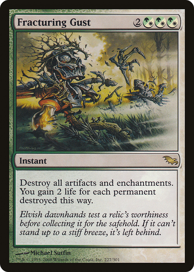 Fracturing Gust (SHM-227)  Foil - Shadowmoor