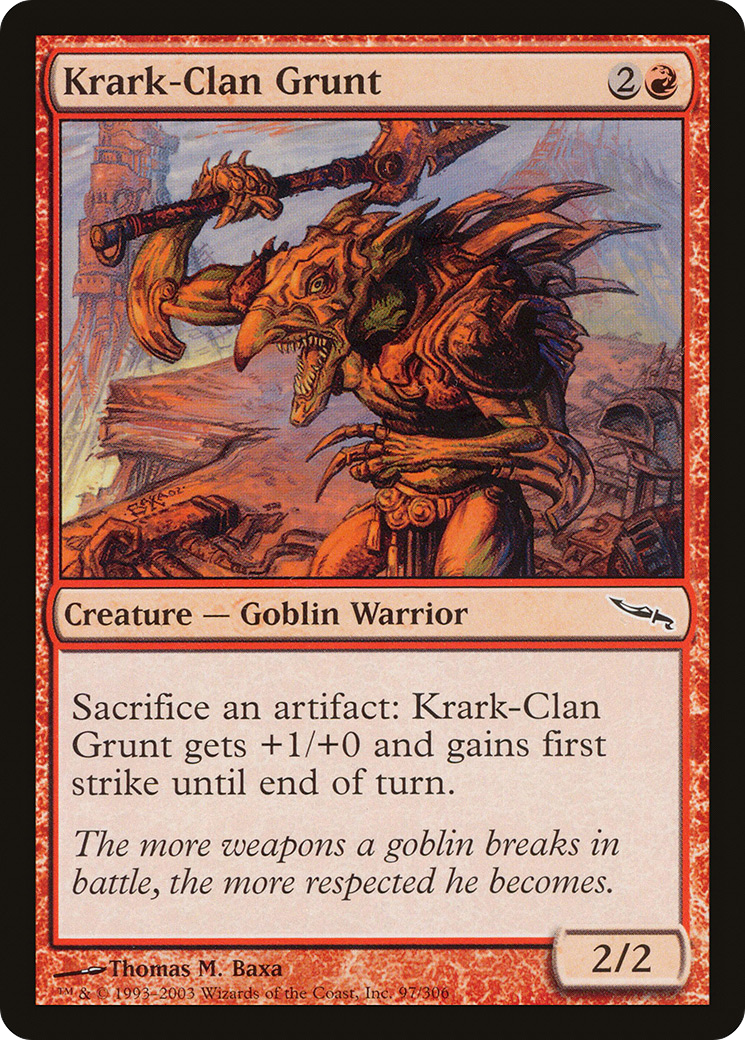 Krark-Clan Grunt (MRD-097)  Foil - Mirrodin