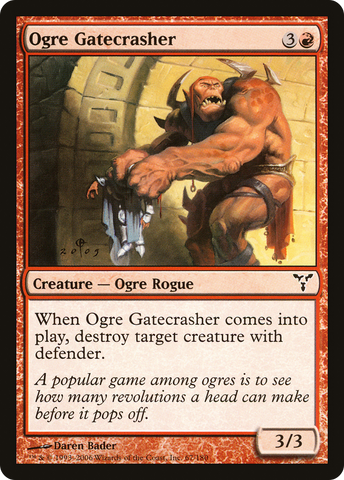Ogre Gatecrasher (DIS-067)  - Dissension