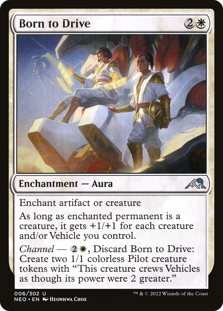 Born to Drive (NEO-006)  Foil - Kamigawa: Neon Dynasty