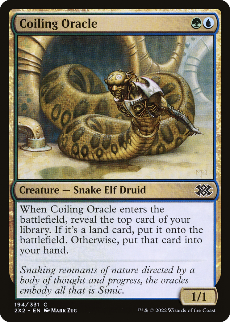 Coiling Oracle (2X2-194)  - Double Masters 2022