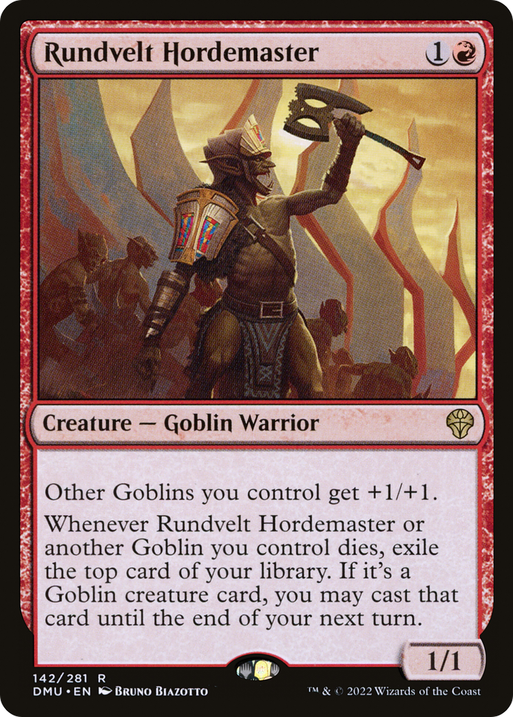 Rundvelt Hordemaster (DMU-142)  Foil - Dominaria United