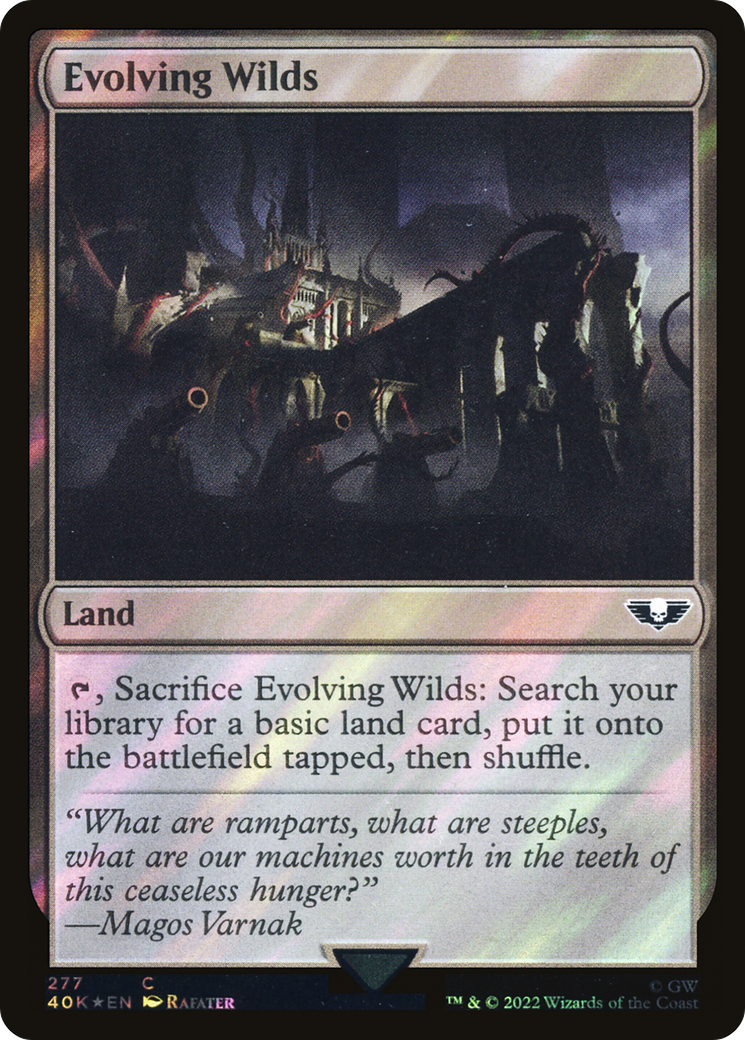 Evolving Wilds (Surge Foil) (40K-277)  Foil - Warhammer 40,000 Commander