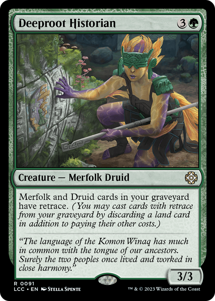 Deeproot Historian (LCC-091)  - The Lost Caverns of Ixalan Commander