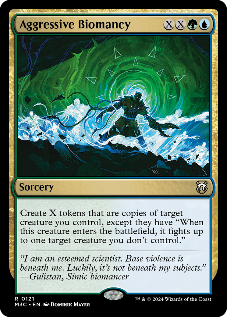 Aggressive Biomancy (M3C-121)  - Modern Horizons 3 Commander