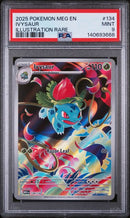 Pokemon Ivysaur Illustration Rare (134/132) [Mega Evolution] PSA 9
