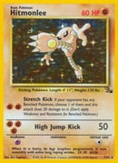 Hitmonlee (7) 007/62  - Unlimited Holofoil Fossil - Holo Rare