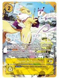 Physical Training (Premium Card Collection -Digimon Training Set-) (P-105) - Digimon Promotion Cards Foil