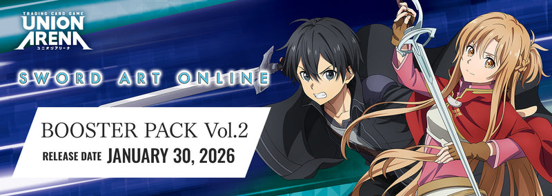 (Pre-Order) Union Arena Sword Art Online Vol. 2 Booster Box, Release Date: January 30, 2026