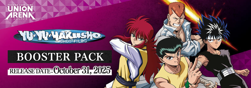 (Pre-Order) Union Arena Yu Yu Hakusho Ghost Files Booster Box, Release Date: October 31, 2025