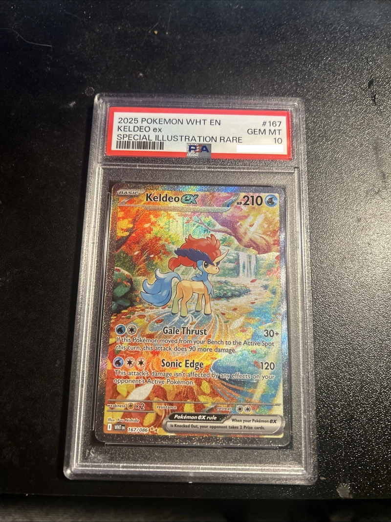 Pokemon Keldeo ex Special Illustration Rare (167/086) [Scarlet & Violet: White Flare] PSA 10