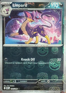 Liepard (Master Ball Pattern) 056/086  - Holofoil SV White Flare - Uncommon