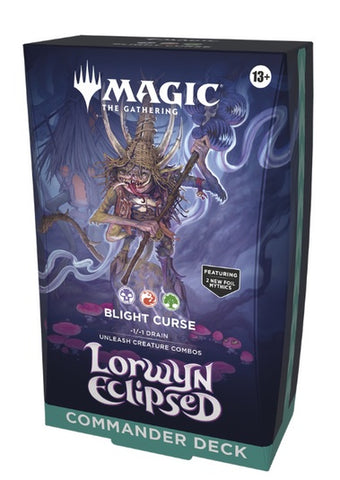 (Pre-Order) MTG Lorwyn Eclipsed Commander Deck - Blight Curse, Release Date: January 23, 2026