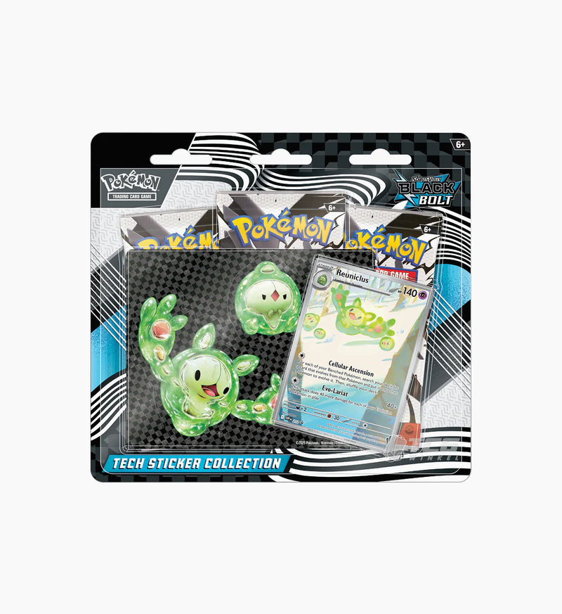 Pokemon Black Bolt Tech Sticker Collection