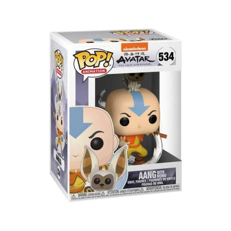 Funko Pop! Avatar Last Airbender Aang W/Momo -