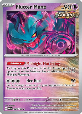 Flutter Mane 043/131 - Reverse Holofoil SV Prismatic Evolutions