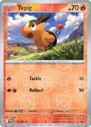Tepig (Master Ball Pattern) 011/086  - Holofoil SV White Flare