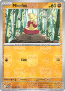 Mienfoo (Master Ball Pattern) 052/086  - Holofoil SV White Flare