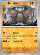 Terrakion (Master Ball Pattern) 054/086  - Holofoil SV White Flare