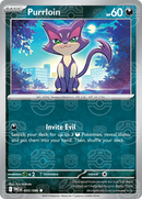 Purrloin (Master Ball Pattern) 055/086  - Holofoil SV White Flare