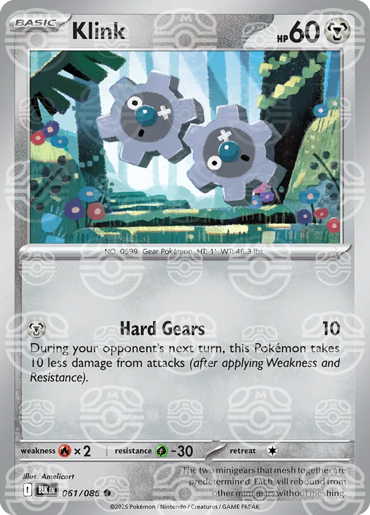 Klink (Master Ball Pattern) 061/086  - Holofoil SV Black Bolt