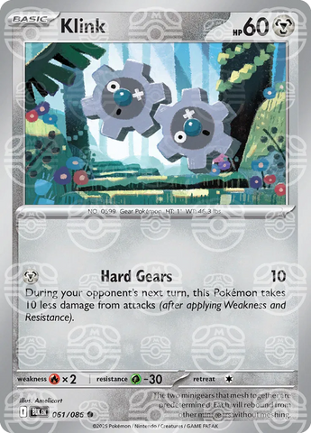 Klink (Master Ball Pattern) 061/086  - Holofoil SV Black Bolt