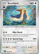 Stoutland (Master Ball Pattern) 076/086  - Holofoil SV White Flare