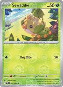 Sewaddle (Poke Ball Pattern) 001/086 - Holofoil SV White Flare