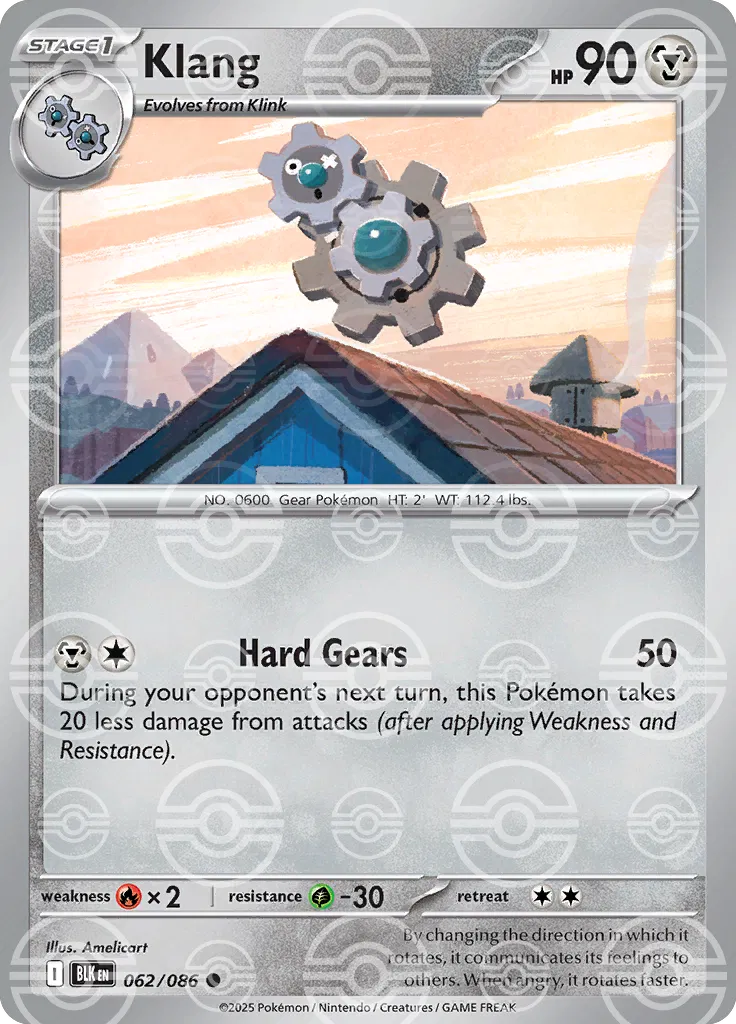 Klang (Poke Ball Pattern) 062/086  - Holofoil SV Black Bolt