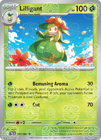 Lilligant (Master Ball Pattern) 007/086  - Holofoil SV Black Bolt
