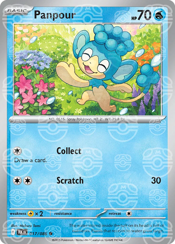 Panpour (Master Ball Pattern) 017/086  - Holofoil SV Black Bolt