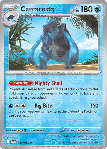 Carracosta (Master Ball Pattern) 023/086  - Holofoil SV Black Bolt