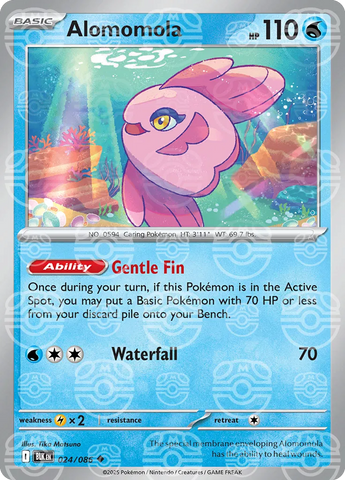 Alomomola (Master Ball Pattern) 024/086  - Holofoil SV Black Bolt