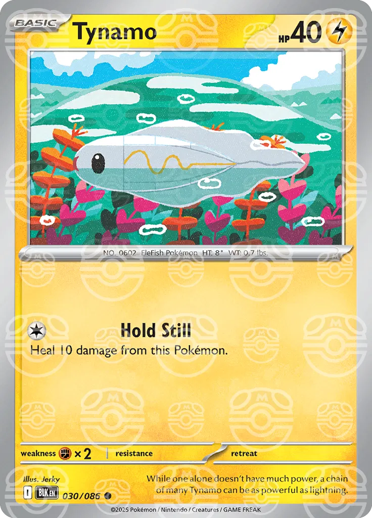 Tynamo (Master Ball Pattern) 030/086  - Holofoil SV Black Bolt
