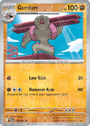 Gurdurr (Master Ball Pattern) 048/086  - Holofoil SV Black Bolt