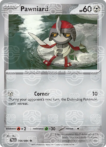 Pawniard (Master Ball Pattern) 064/086  - Holofoil SV Black Bolt