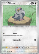 Pidove (Master Ball Pattern) 071/086  - Holofoil SV Black Bolt