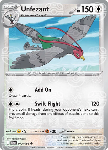 Tranquill (Master Ball Pattern) 072/086  - Holofoil SV Black Bolt